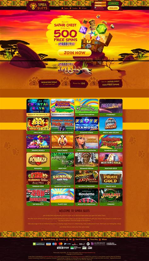 Simba games casino Colombia